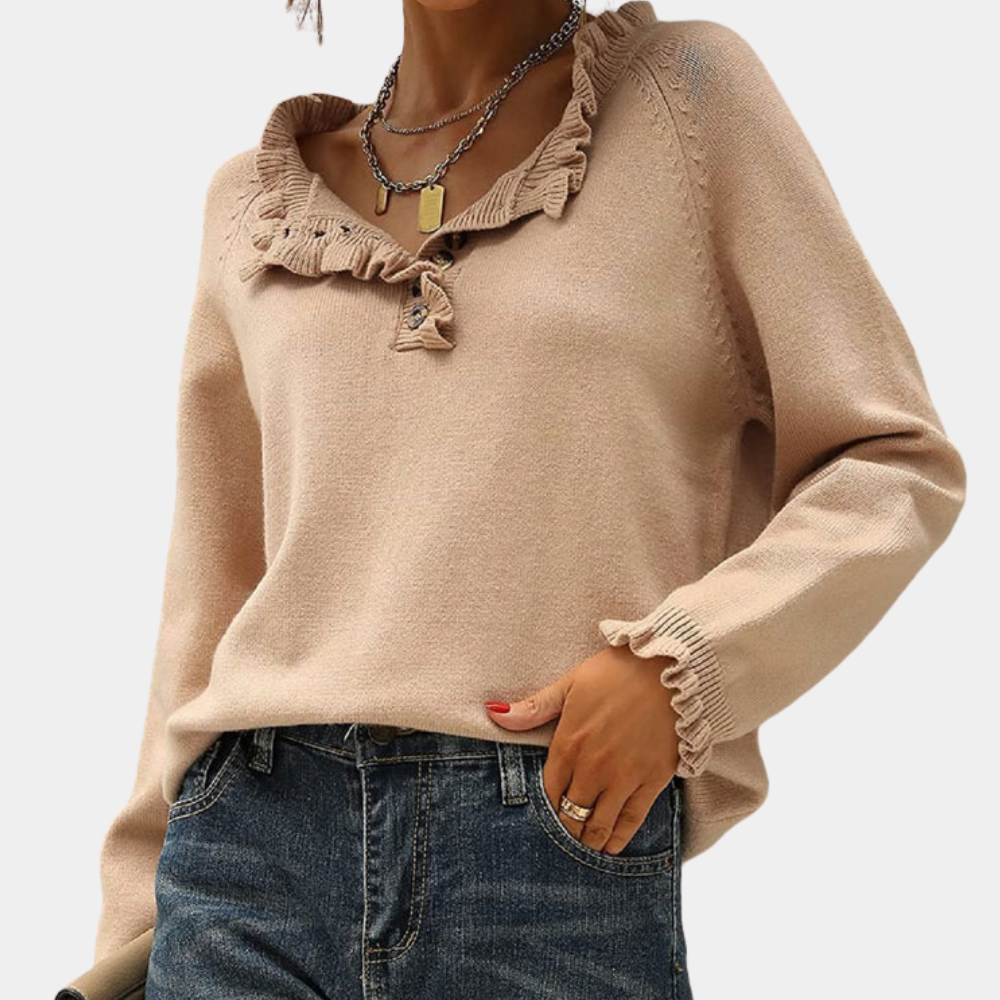 WW | Moderner Pullover Für Damen Mit Schlichtem Stil