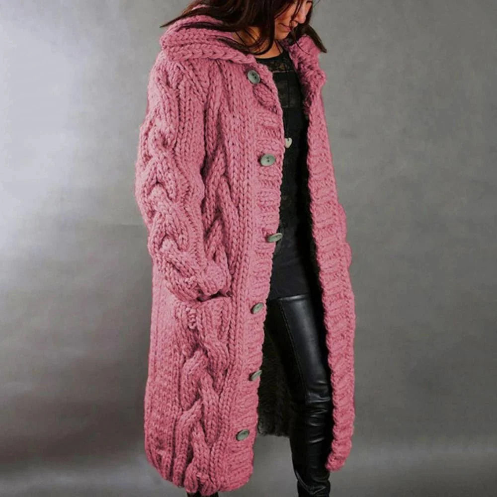 Gallanto - Kuscheliger Strickmantel für Frauen