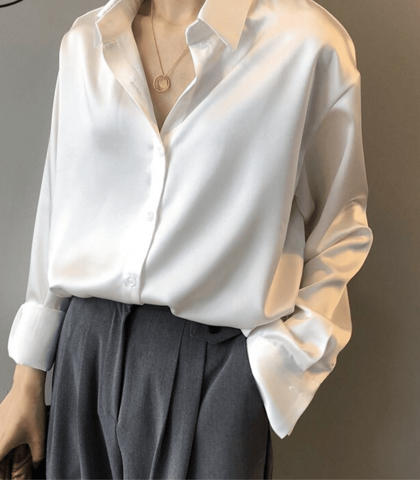 WW | Knot Satin Silk Blouse for Women - Stylish and Luxurious Blouse for Any Occasion
