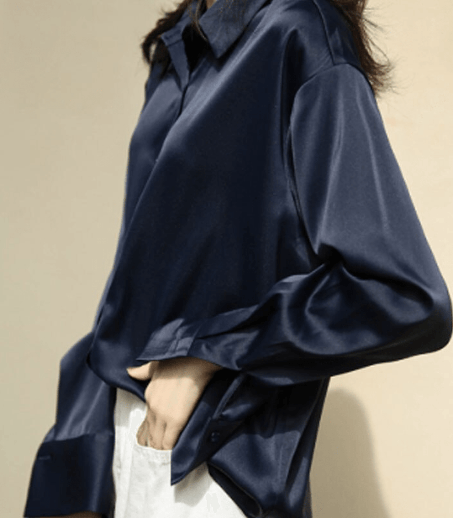 WW | Knot Satin Silk Blouse for Women - Stylish and Luxurious Blouse for Any Occasion