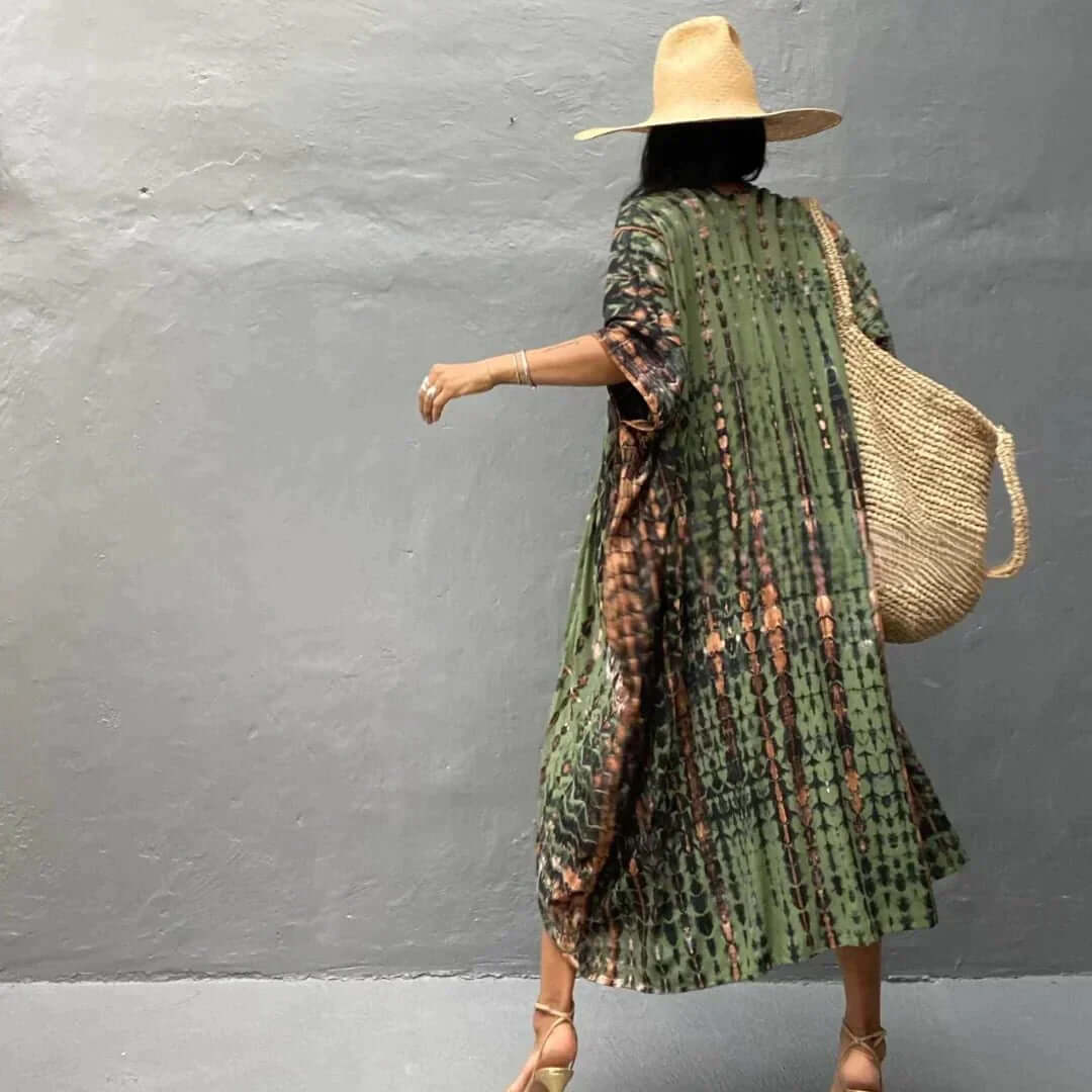 WW | Stilvolles Kimono Olivgrün