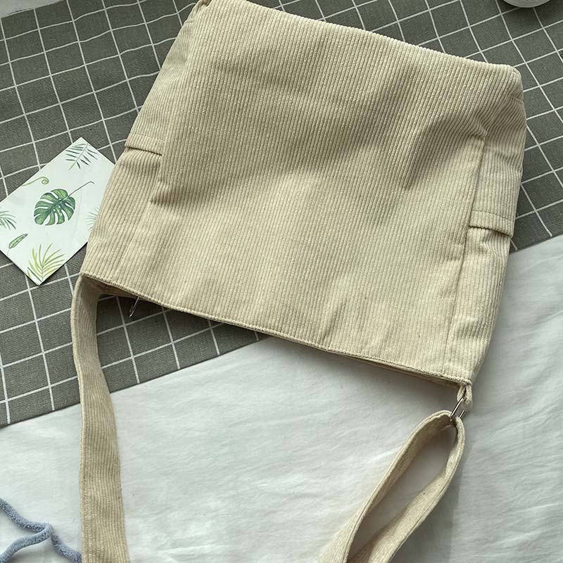 WW | Wide Corduroy Shoulder Bag