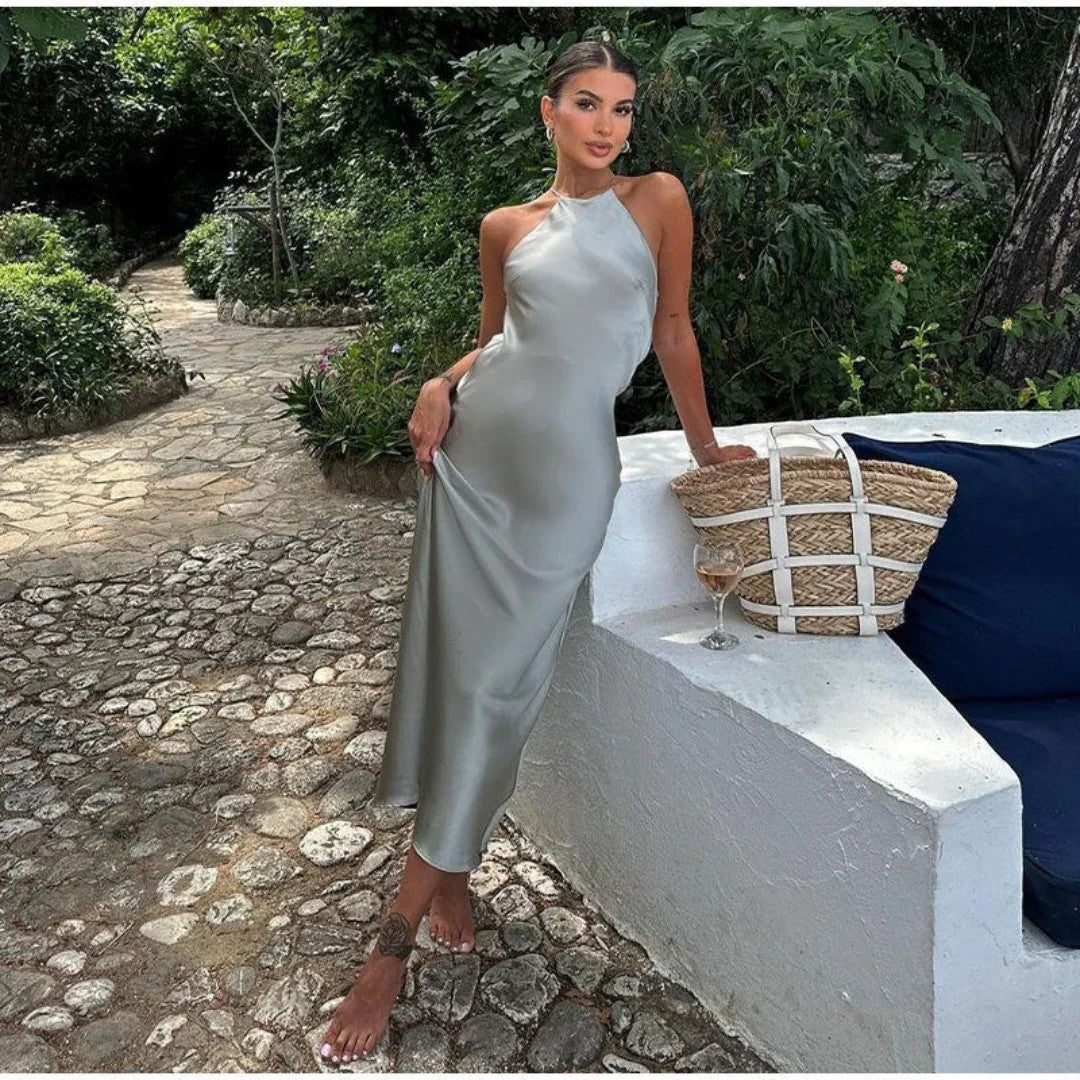 WW | Halterneck-Kleid für Edle Anmut Bei Damen