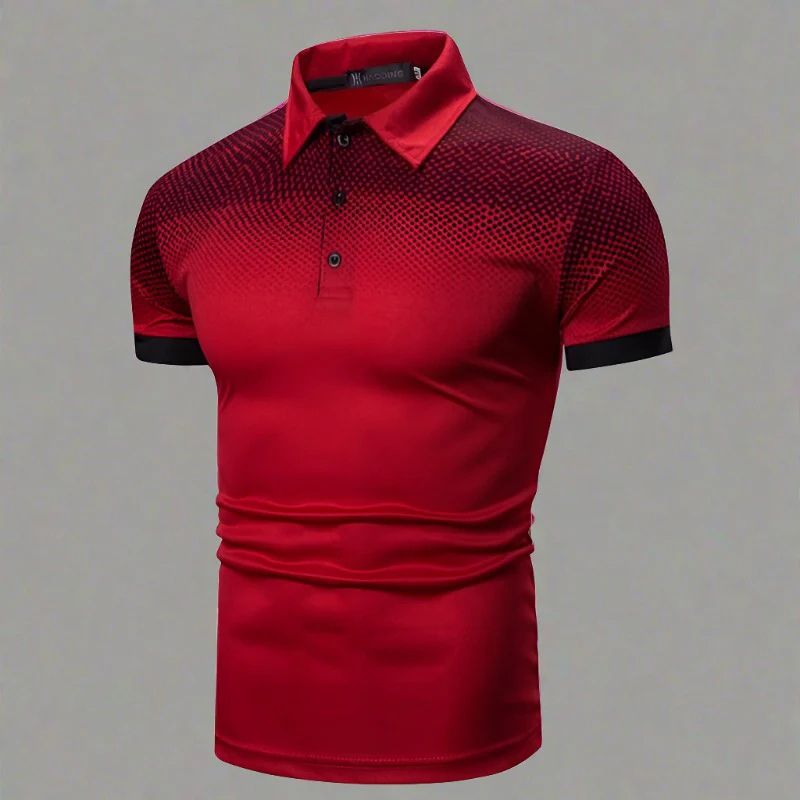 WW | Gradient Men's Polo Shirt Stylish Summer