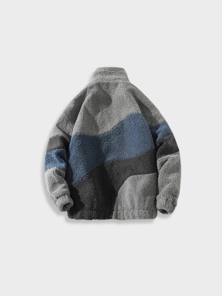 WW | Stylish warm fleece jacket for men