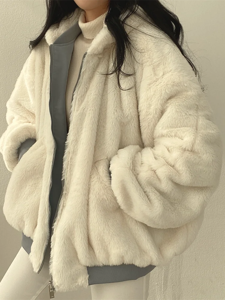 WW | Women's puffer jacket with teddy fleece