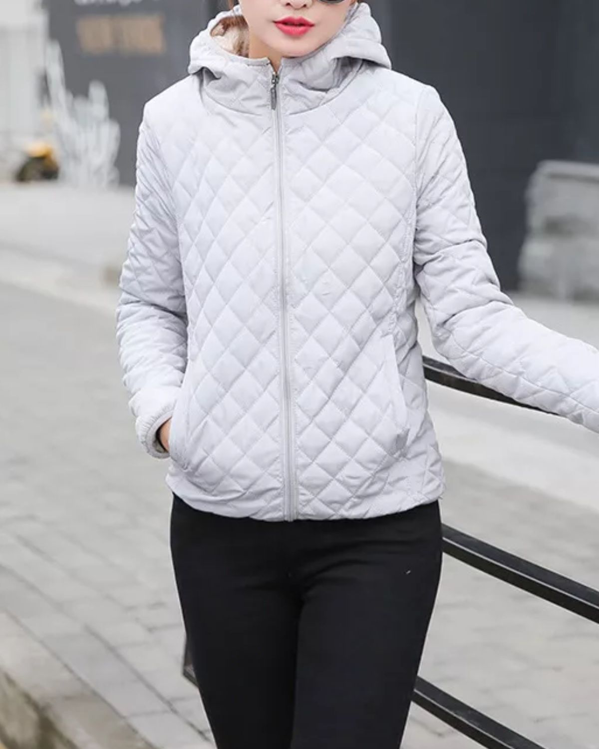 WW | Armeegrüne Stylische Winterjacke