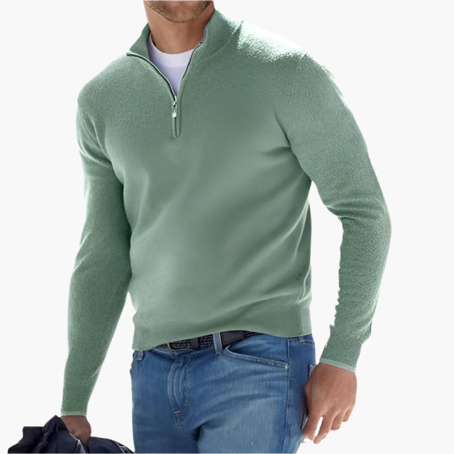WW | Strickpullover mit Reißverschluss - Eleganter Freizeit- und Business-Look