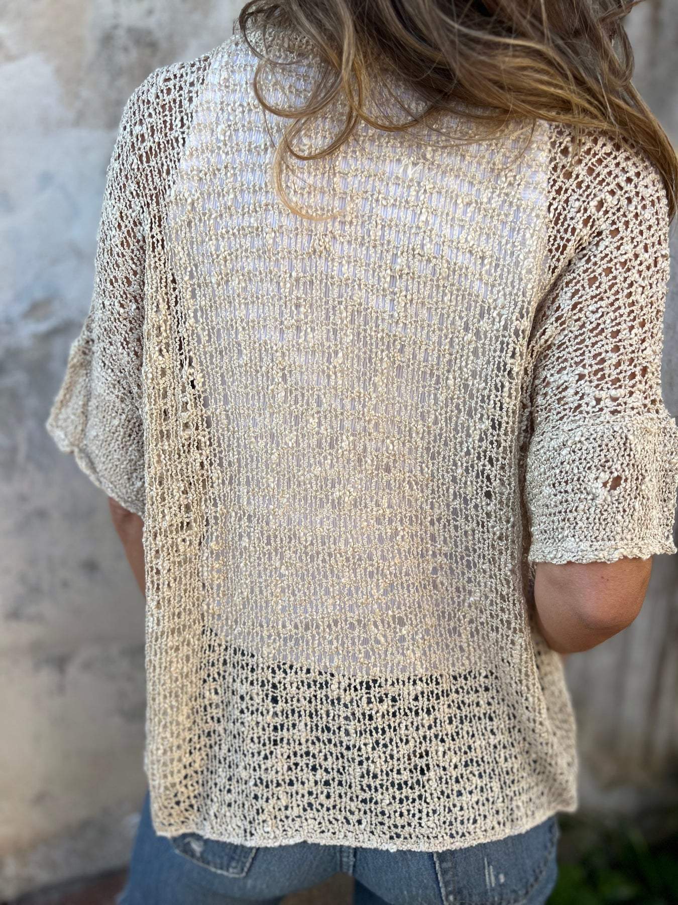 WW | Women's Midsummer Long-Sleeved Eyelet Knit Top