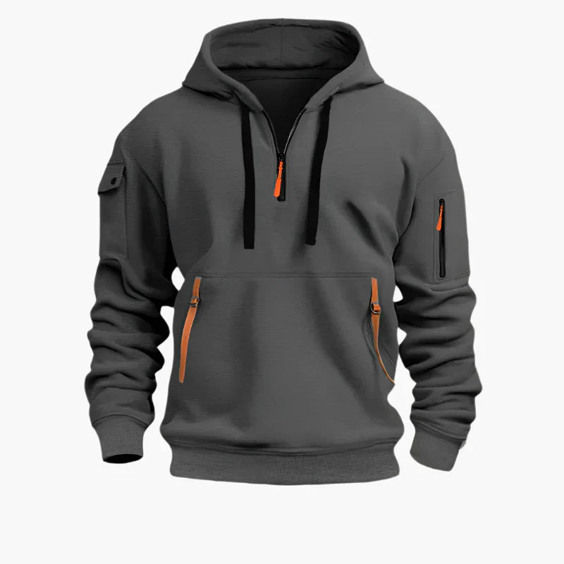 WW | Zip-Up Hoodie - Functional Leisure Hoodie for Everyday & Outdoor