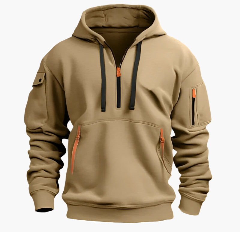 WW | Zip-Up Hoodie - Functional Leisure Hoodie for Everyday & Outdoor