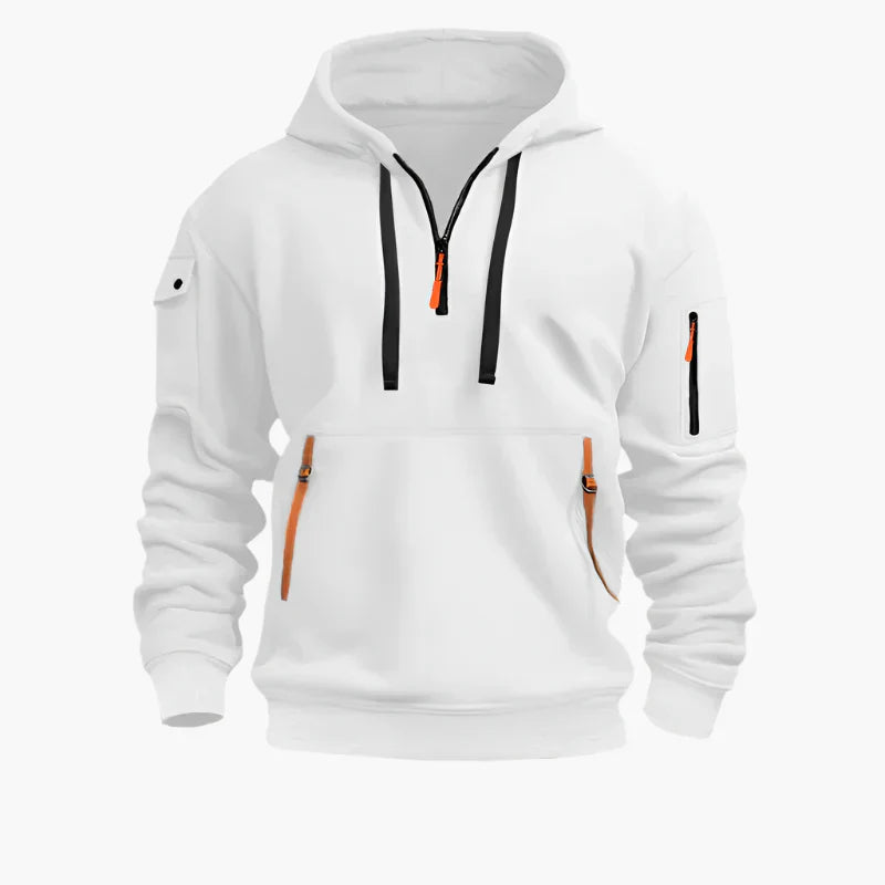 WW | Zip-Up Hoodie - Functional Leisure Hoodie for Everyday & Outdoor