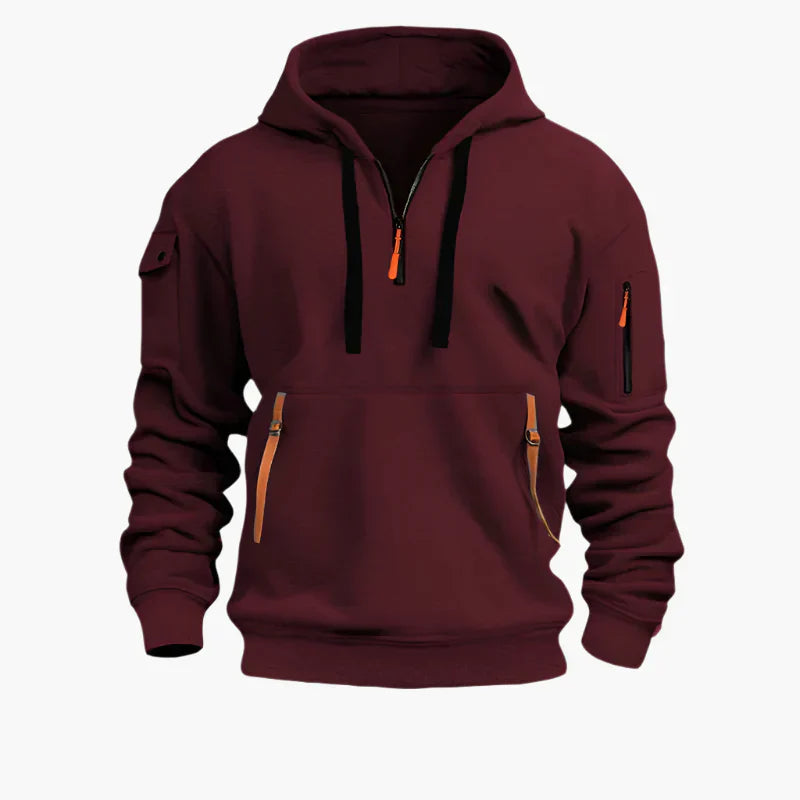 WW | Zip-Up Hoodie - Functional Leisure Hoodie for Everyday & Outdoor