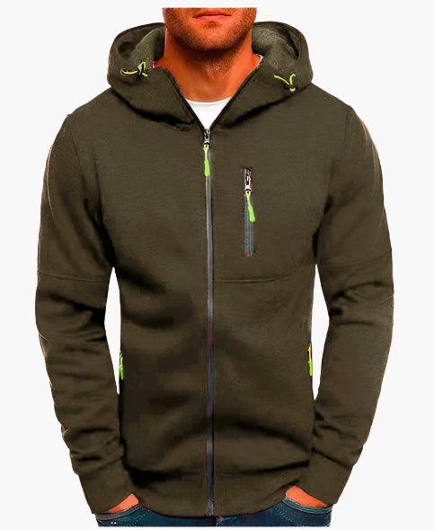 WW | Kapuzenjacke Sportlich Freizeit - Bequemer Hoodie mit Reißverschluss und Taschen