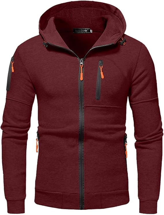 WW | Kapuzenjacke Sportlich Freizeit - Bequemer Hoodie mit Reißverschluss und Taschen