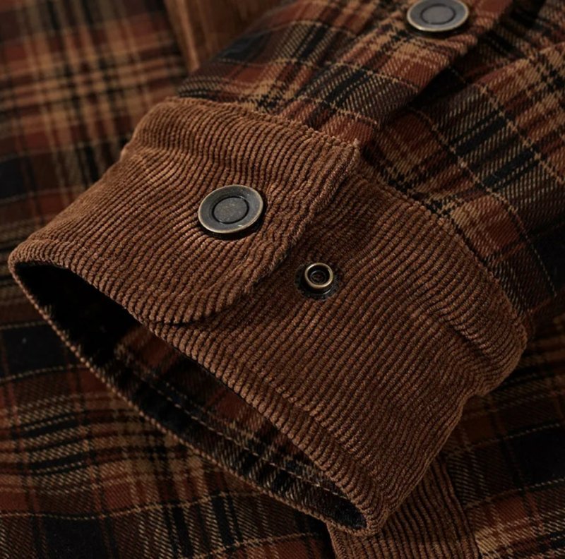 WW | Outdoor Flannel Lumberjack-Style Jacket with Fleece - Casual and Work Jacket