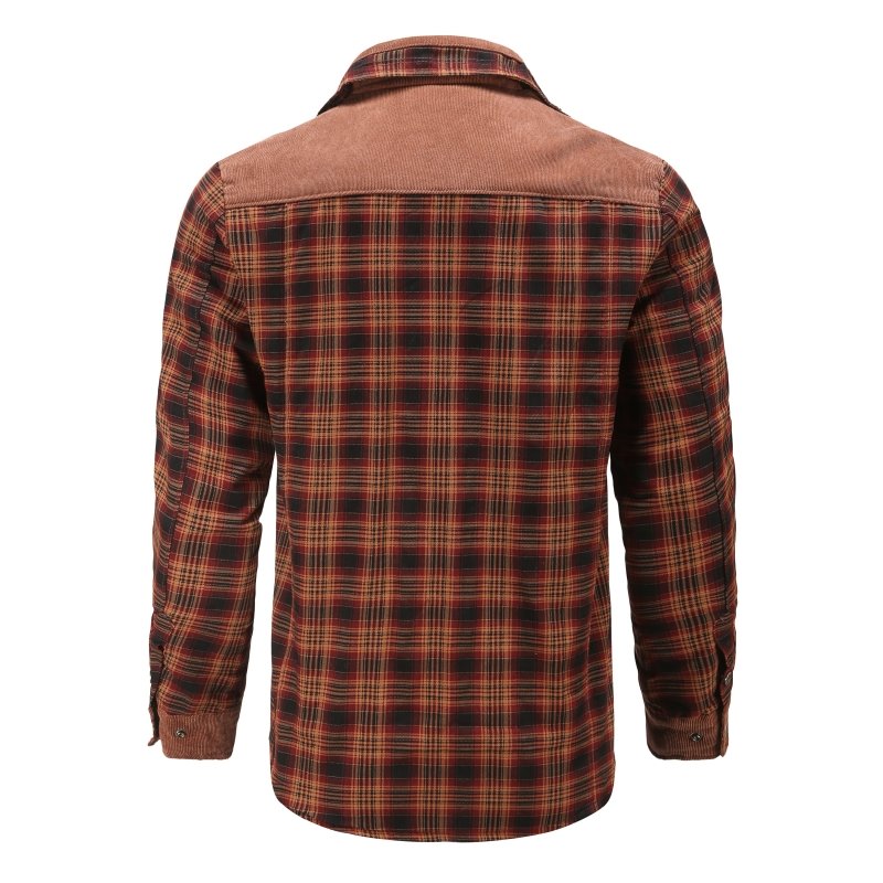 WW | Outdoor Flannel Lumberjack-Style Jacket with Fleece - Casual and Work Jacket
