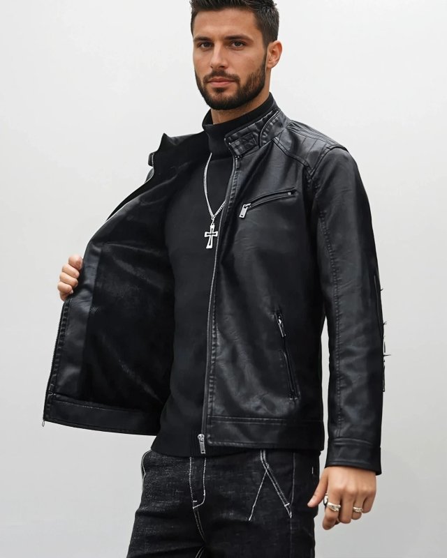 WW | Bikerjacke im modernen Stil für Freizeit und Ausgehen