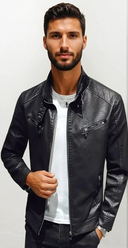 WW | Bikerjacke im modernen Stil für Freizeit und Ausgehen