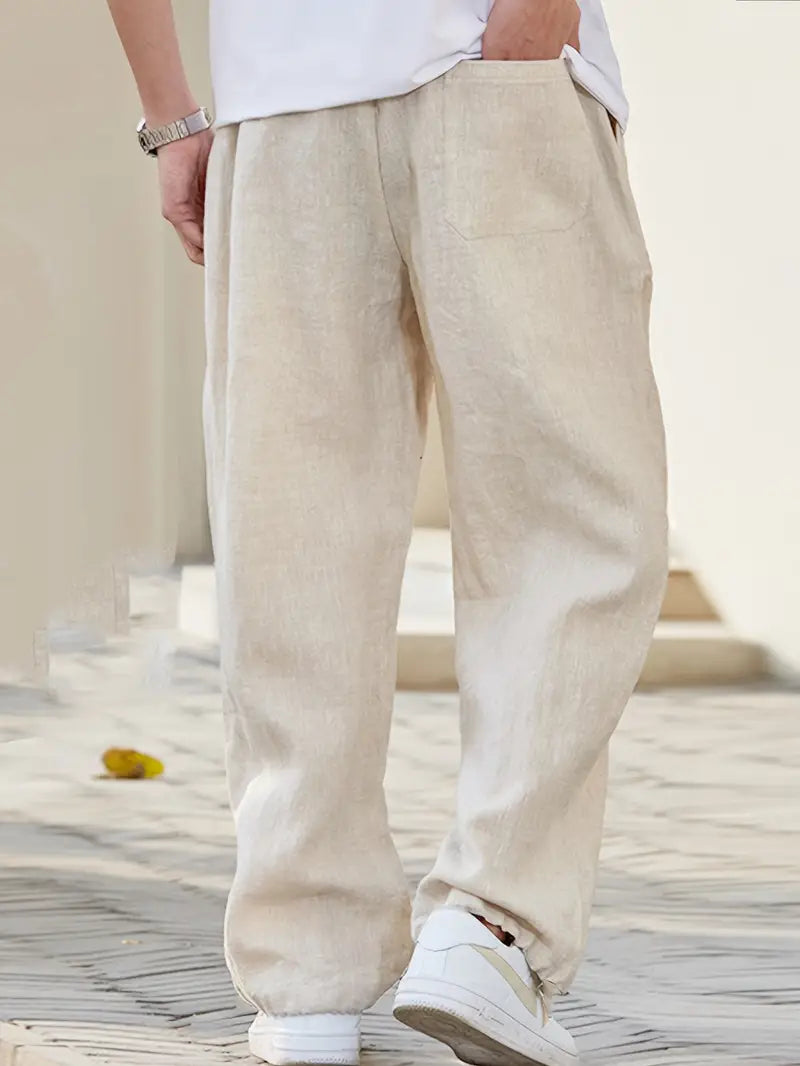 WW | Baggy Leinenhose Luftige Sommerhose Mit Weichem Tragekomfort