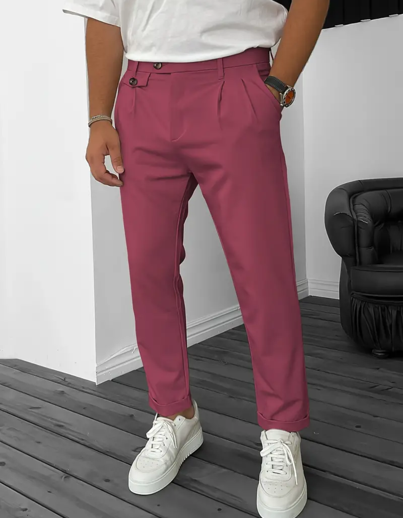 WW | Men's Comfortable Trousers Black