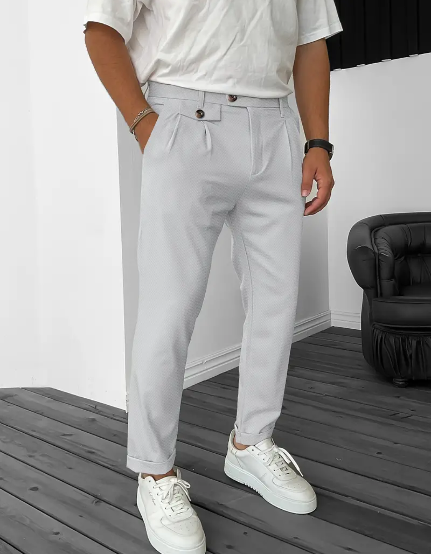 WW | Men's Comfortable Trousers Black