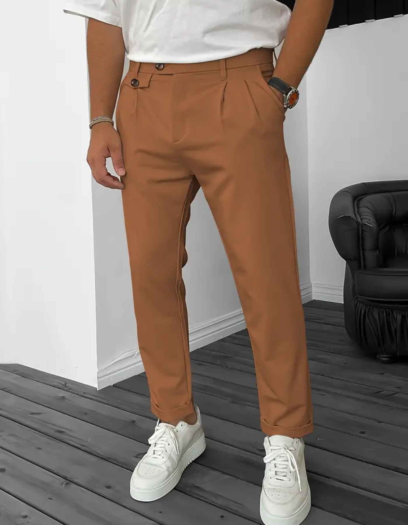 WW | Men's Comfortable Trousers Black