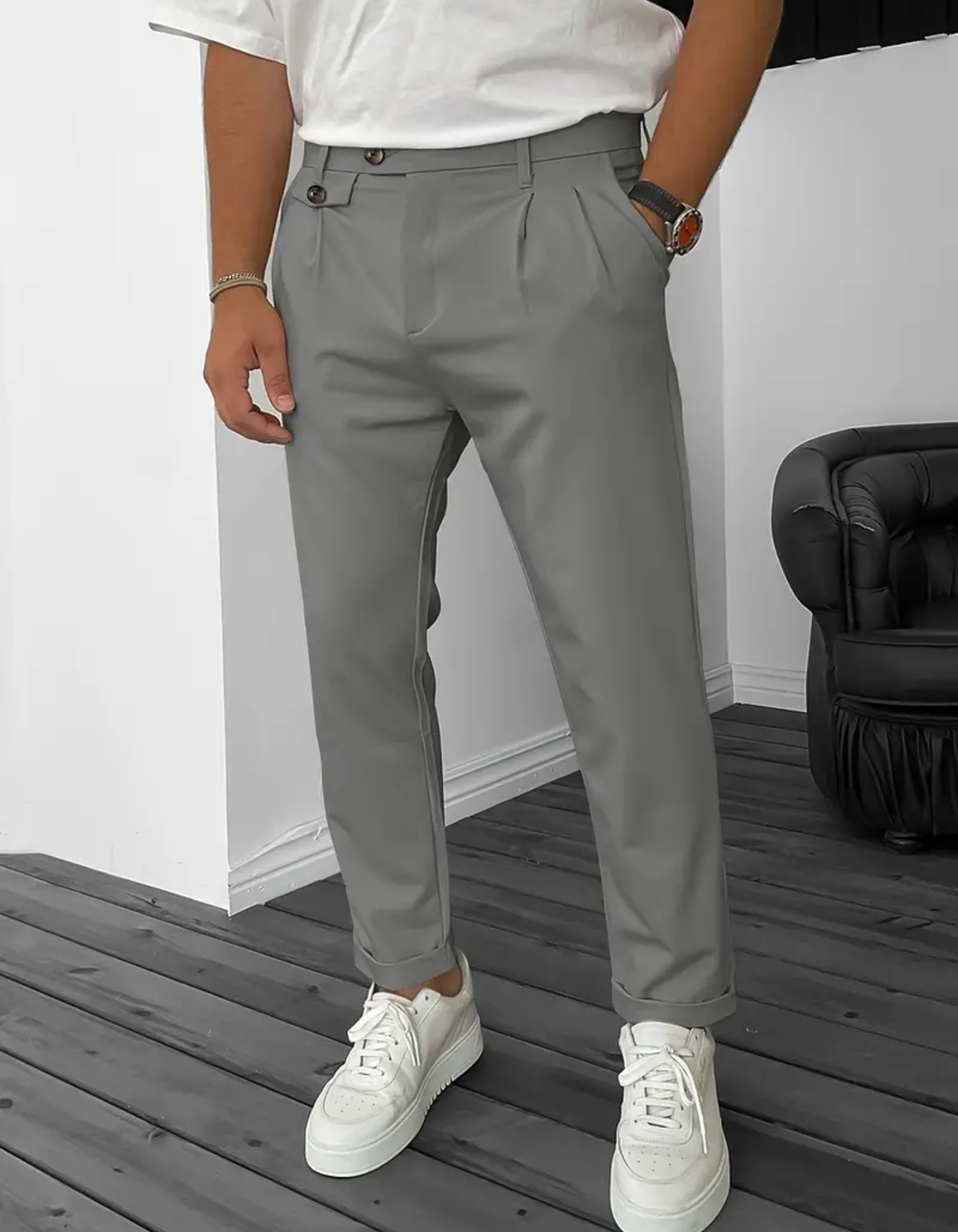 WW | Men's Comfortable Trousers Black
