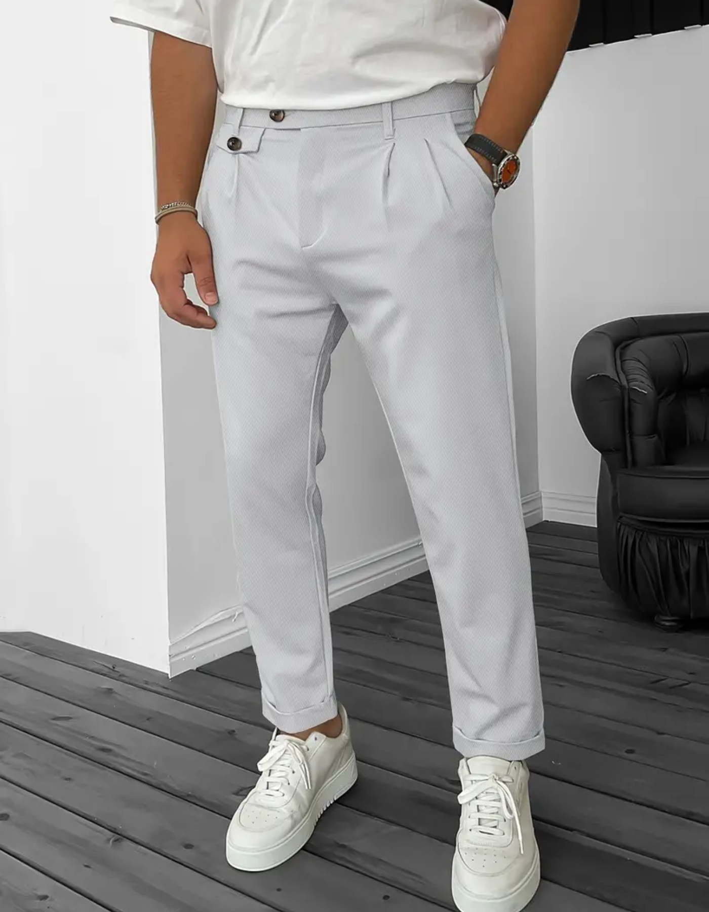 WW | Men's Comfortable Trousers Black