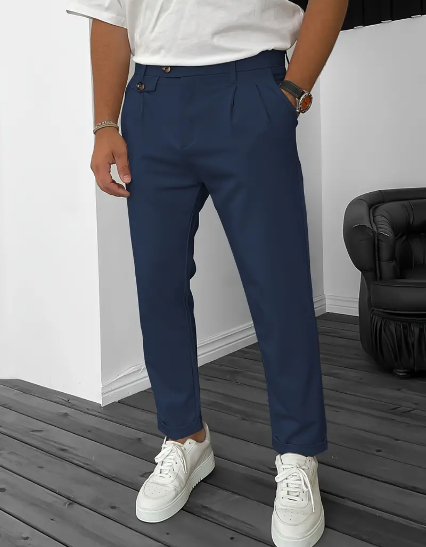 WW | Men's Comfortable Trousers Black