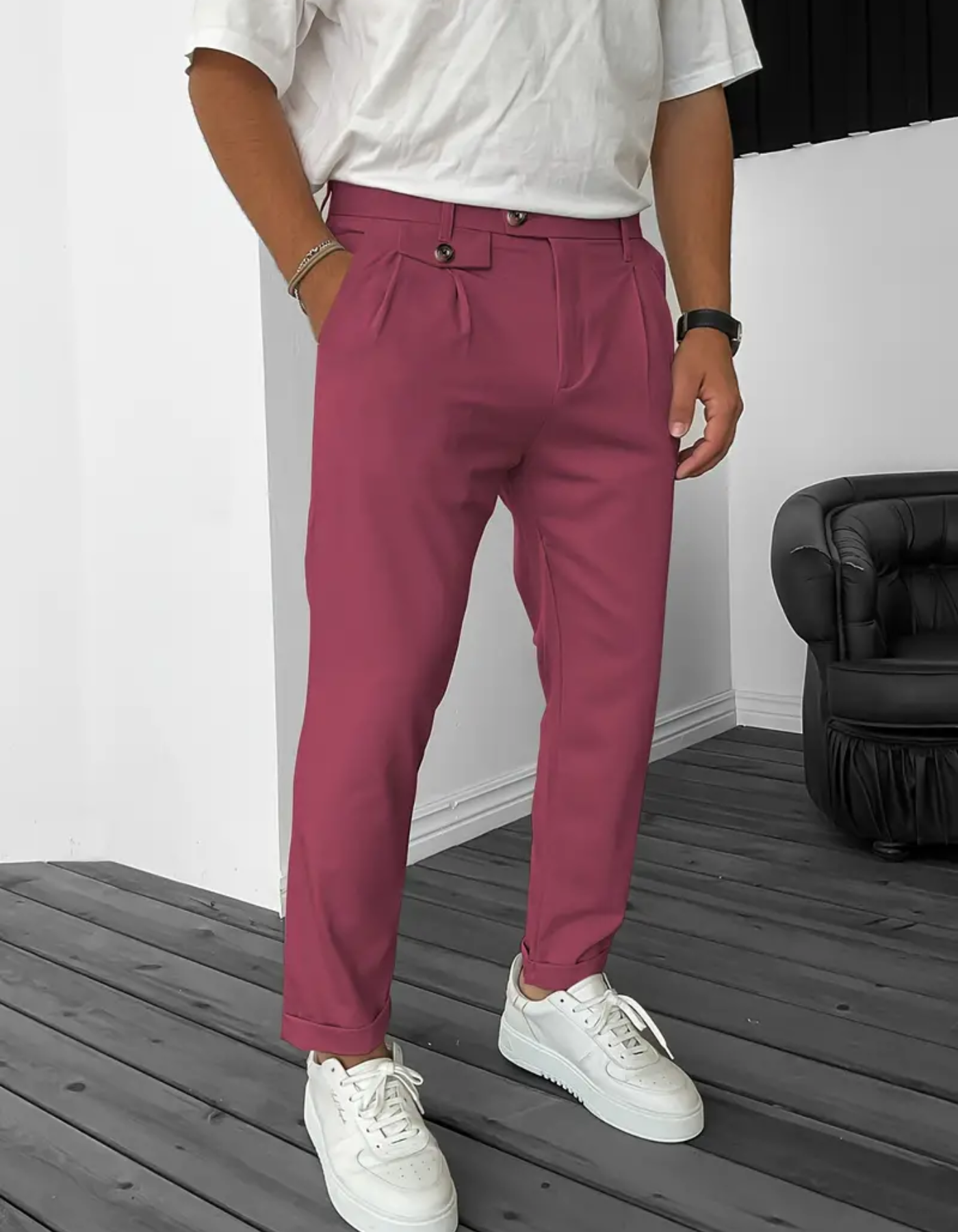 WW | Men's Comfortable Trousers Black