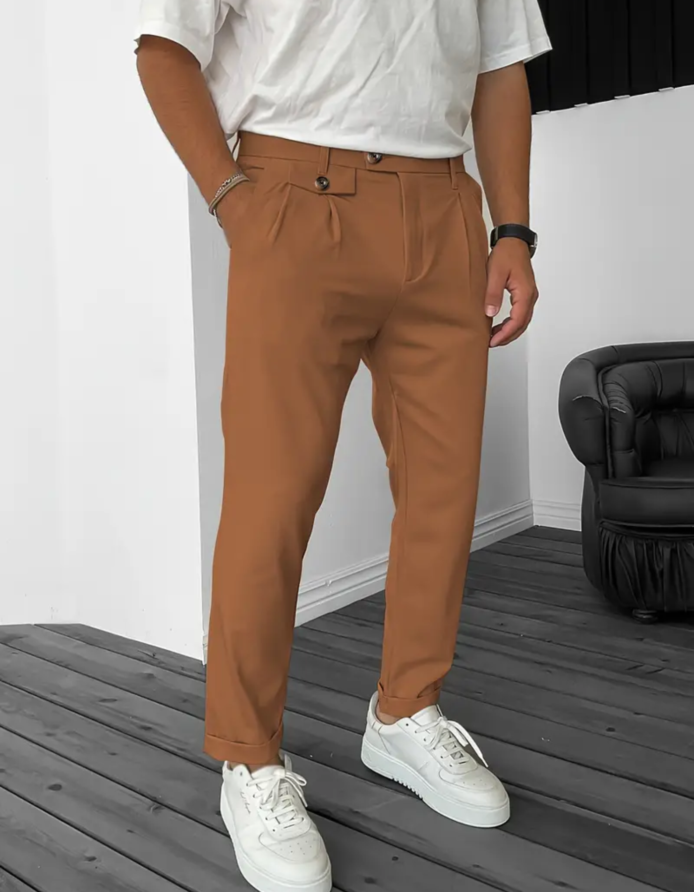 WW | Men's Comfortable Trousers Black