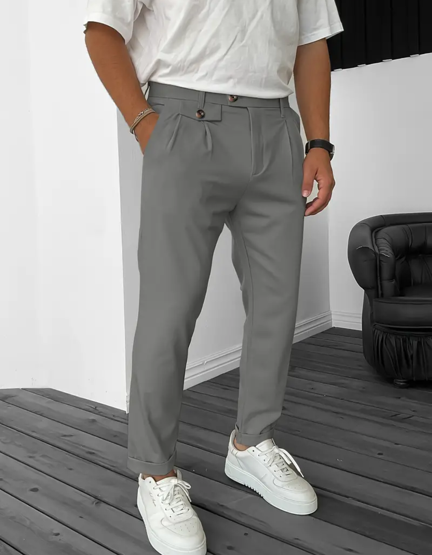 WW | Men's Comfortable Trousers Black