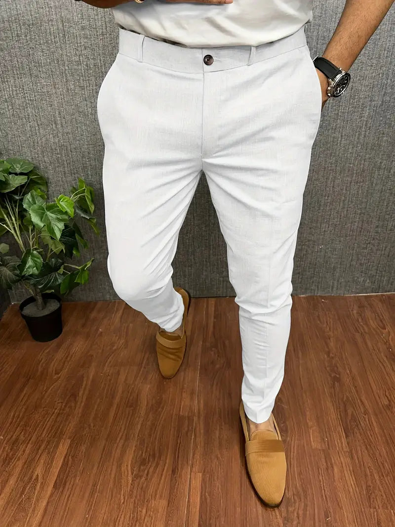 WW | Herren Chino Hose Beige Stoffhose