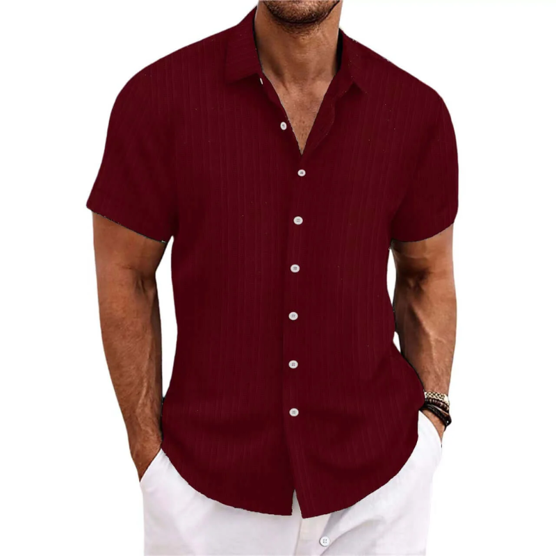 WW | Herren Kurzarm Hemd Sommer