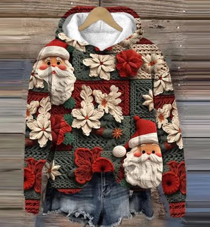 WW | Santa Hoodie mit Druck