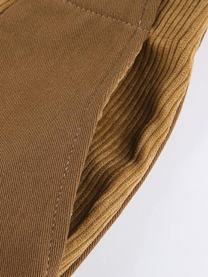 WW | Hoch Taillierte Y2k Corduroy Weite Hose