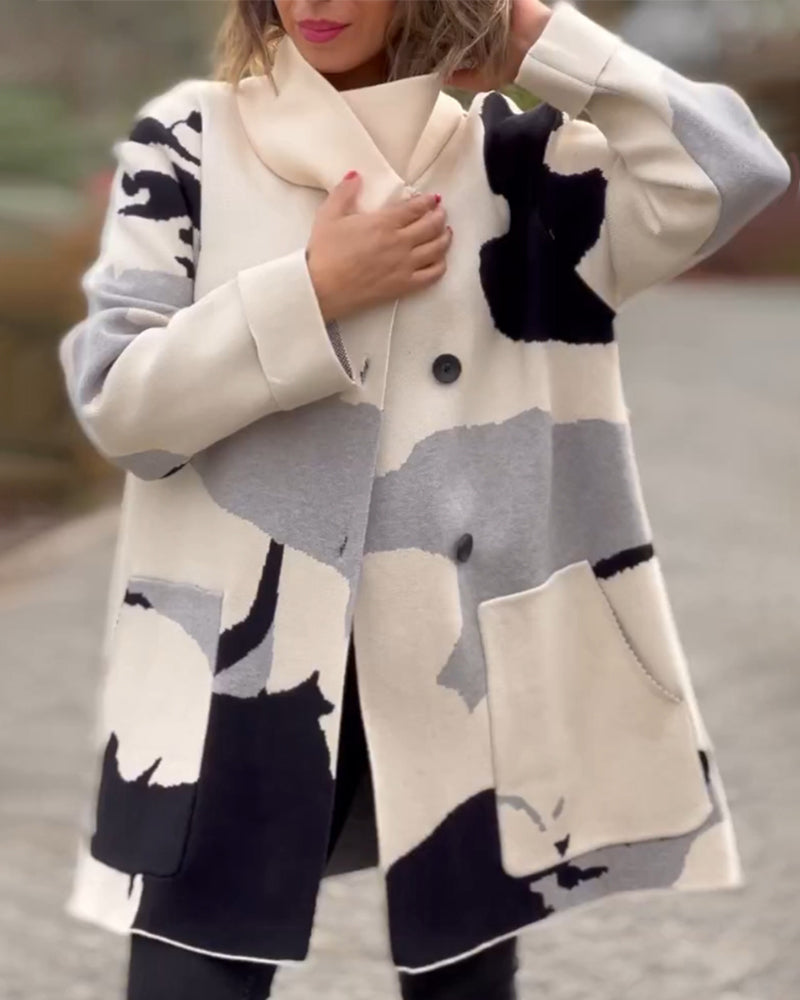 WW | Long Sleeve Printed Jacket