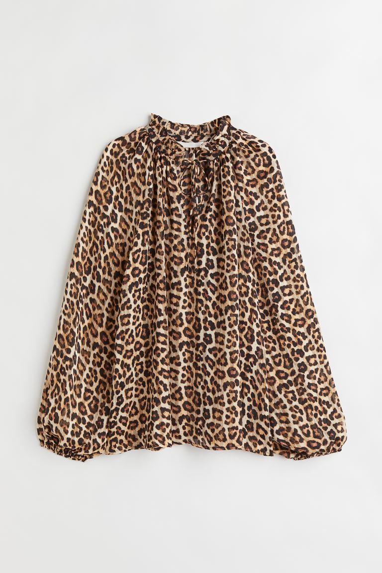 WW | Cardigan with leopard print