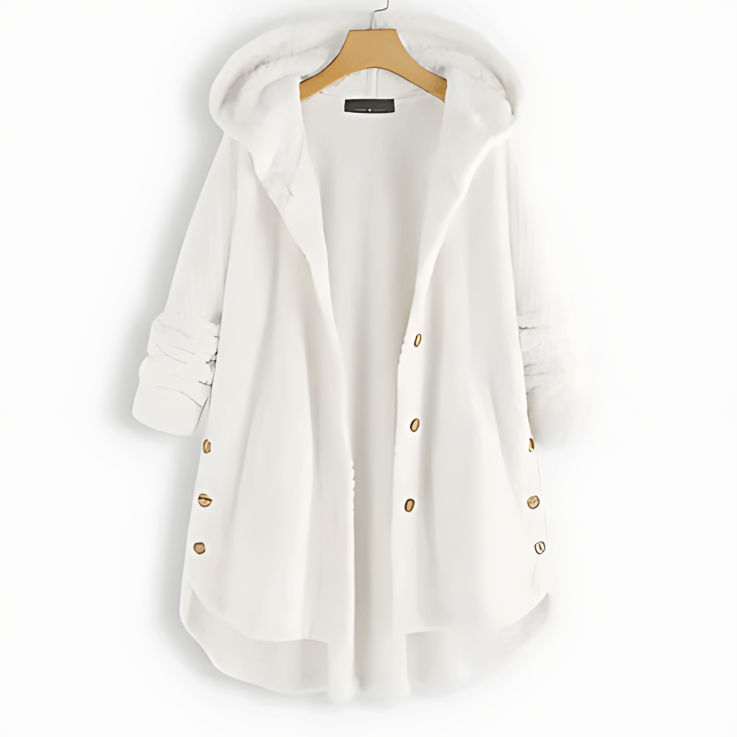 WW | Fleece Strickjacke mit Kapuze