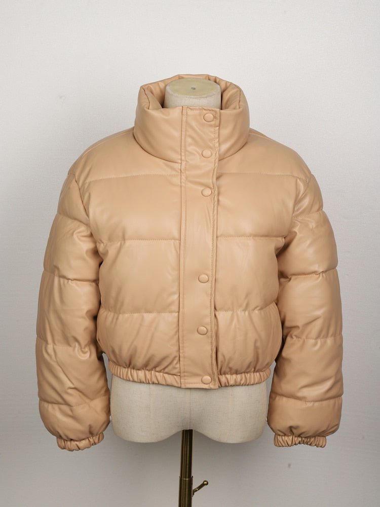 WW | Quilted women's jacket in waterproof leather