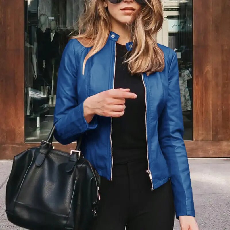 WW | Klassische Lederjacke für Damen