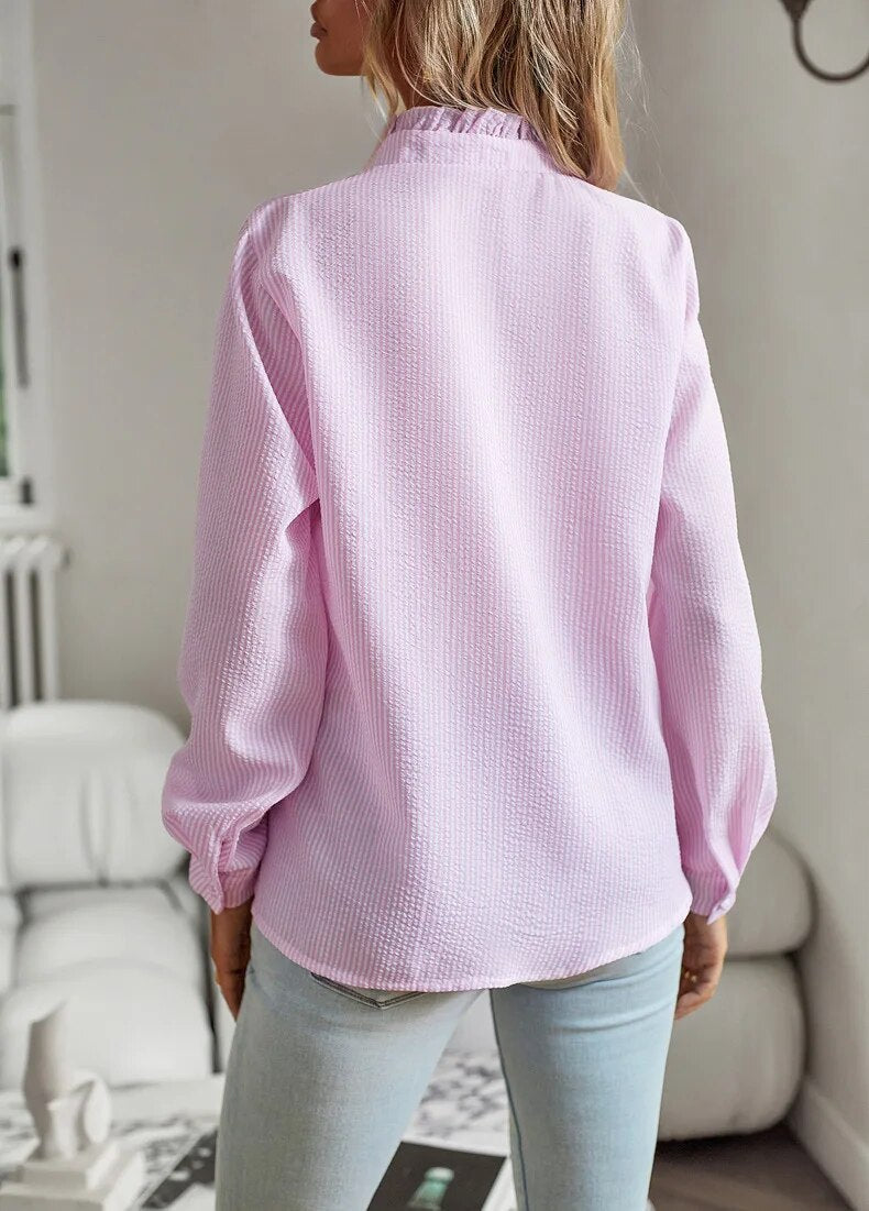 WW Blouse | Elegant Ruffled Shirt for Women