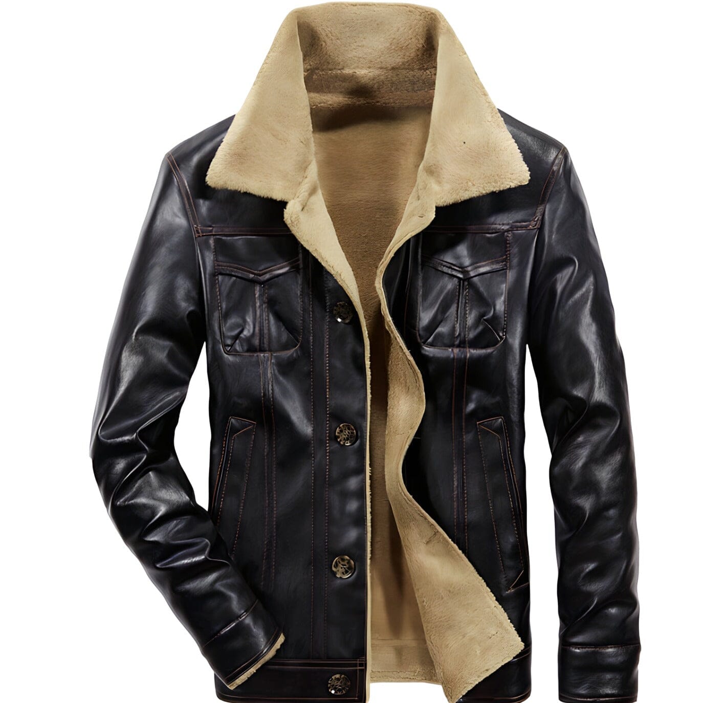 WW | Fox Winter F Faux Leather Jacket