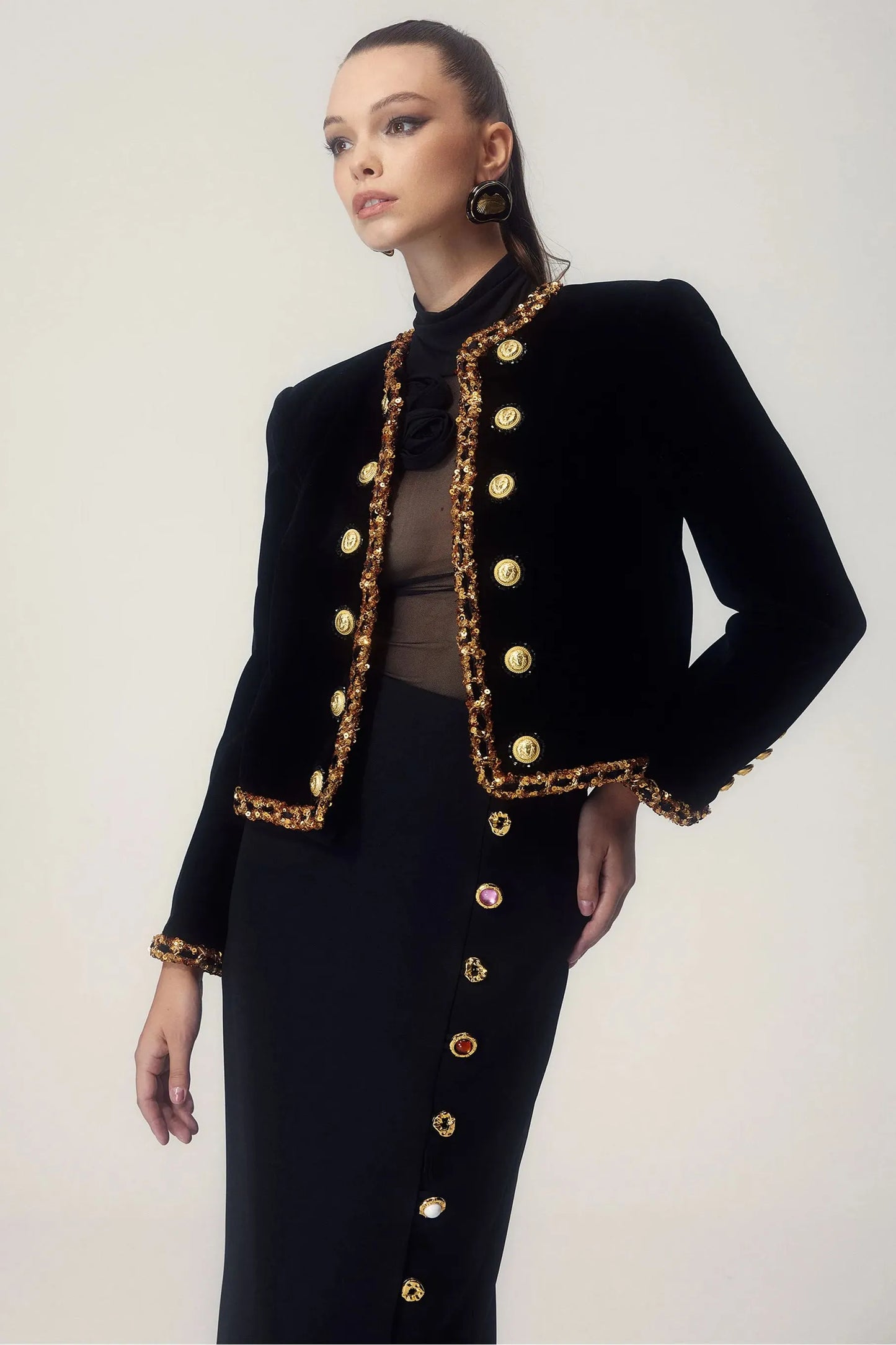 W&W - Elegante Jacke mit Knöpfen