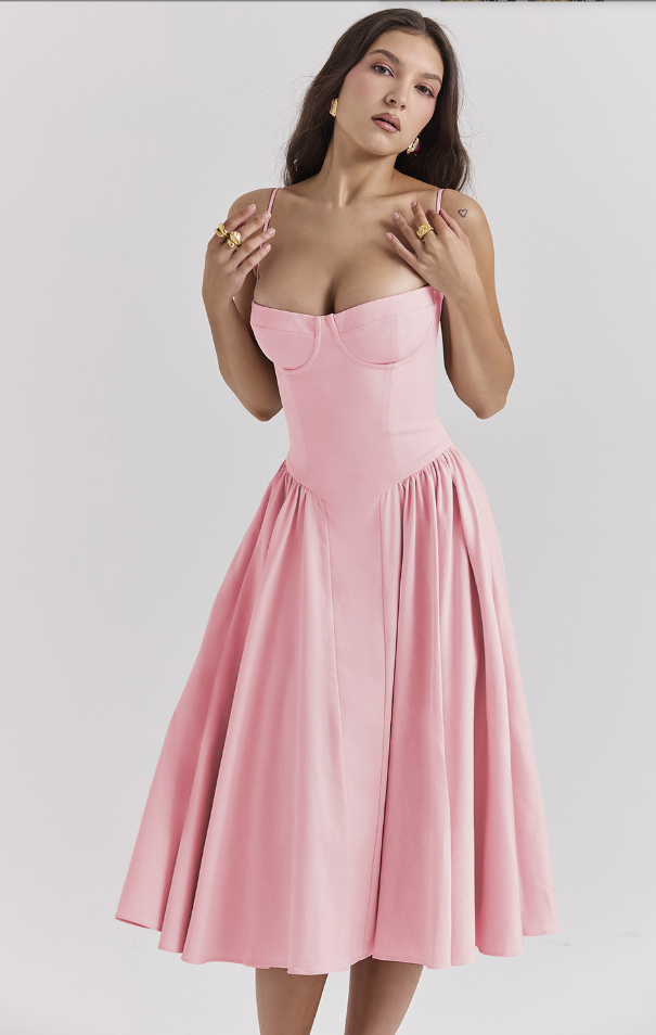 Michaela - Sleeveless Midi Dress