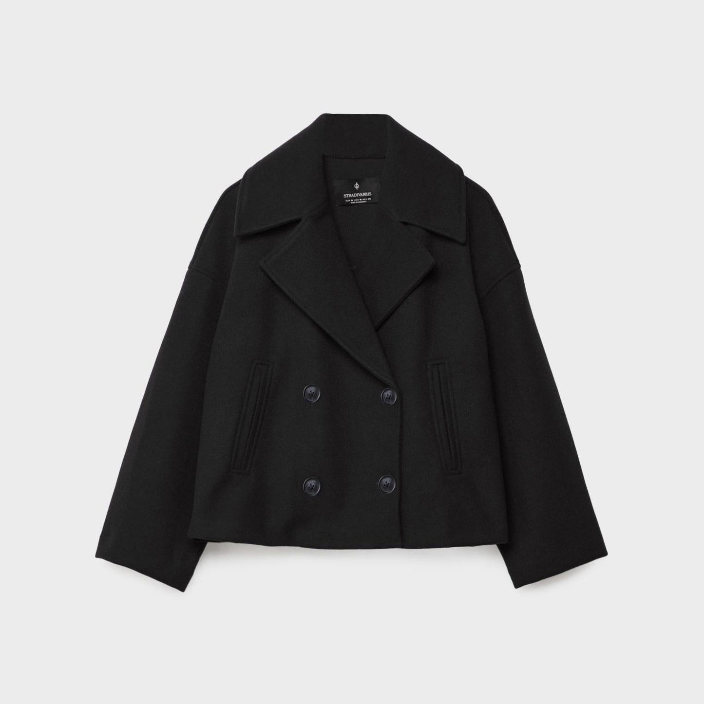 WW | Damen Kurze Jacke Wendbar Stil