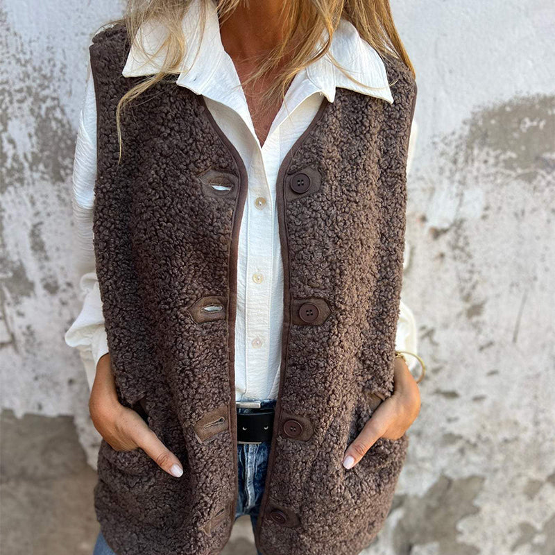 WW | Warm Vintage Vest for Women