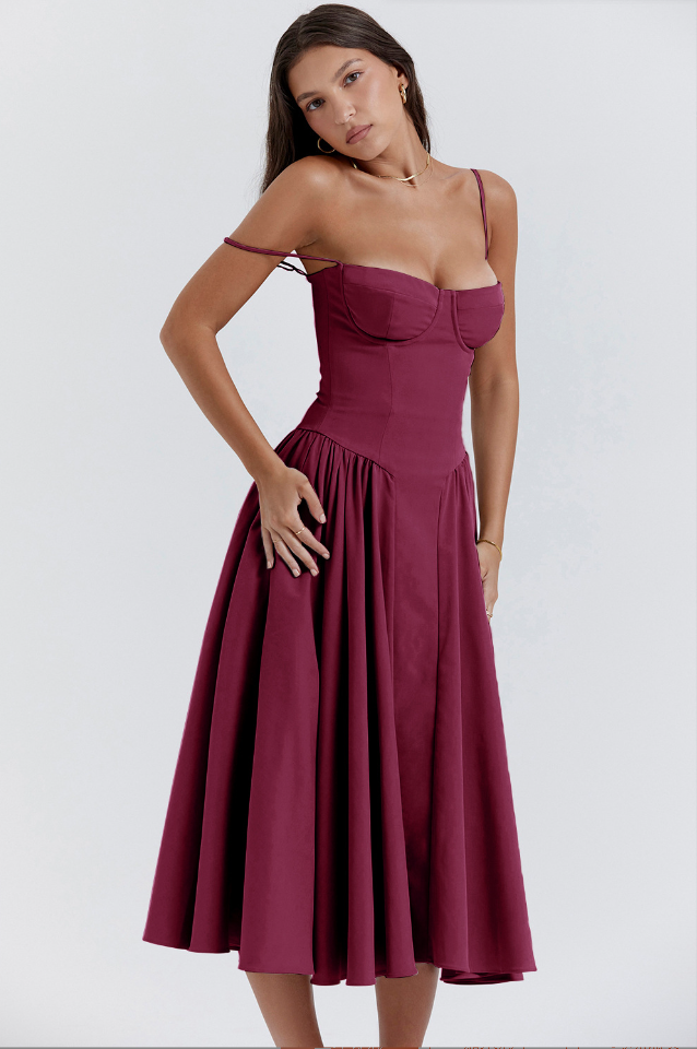 Michaela - Sleeveless Midi Dress