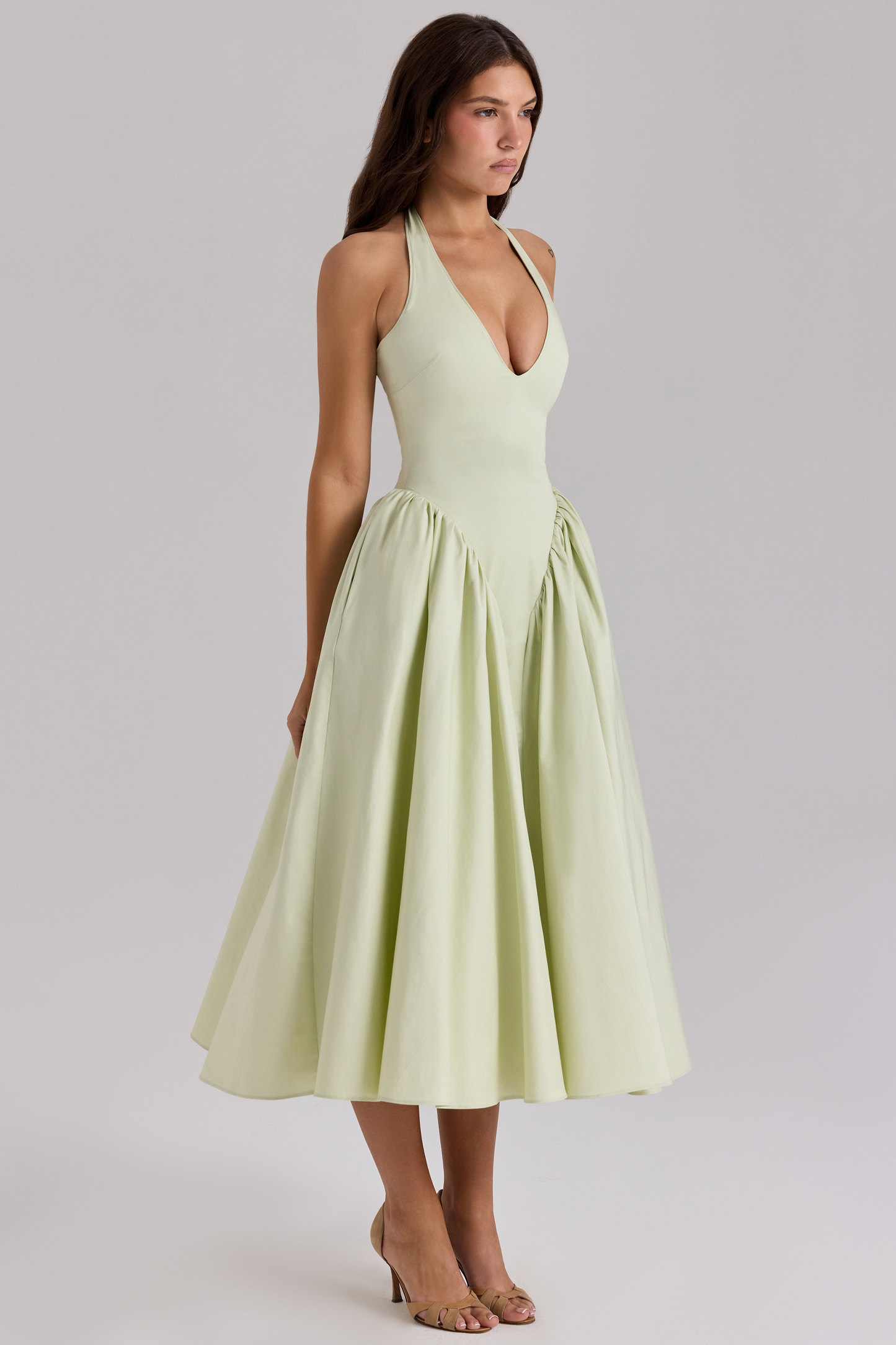 Liana™ | Ruched Midi Dress